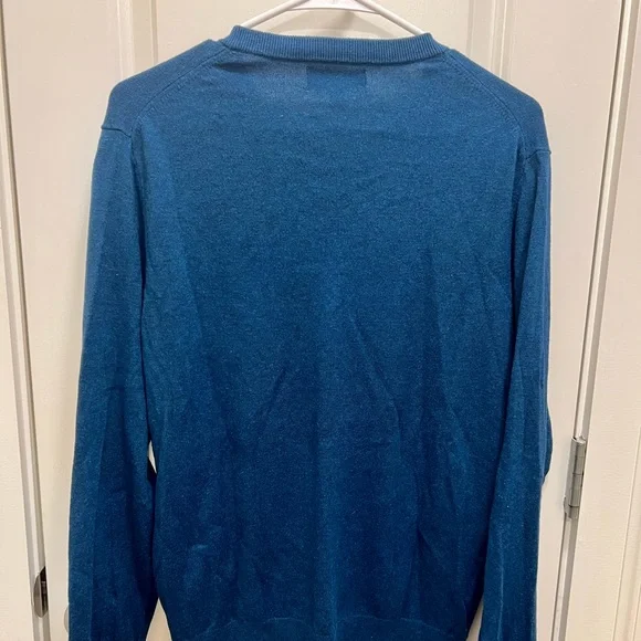 Men’s Banana Republic Blue Premium Luxe Yarn Sweater - Picture 5 of 6